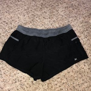 Black athletic shorts